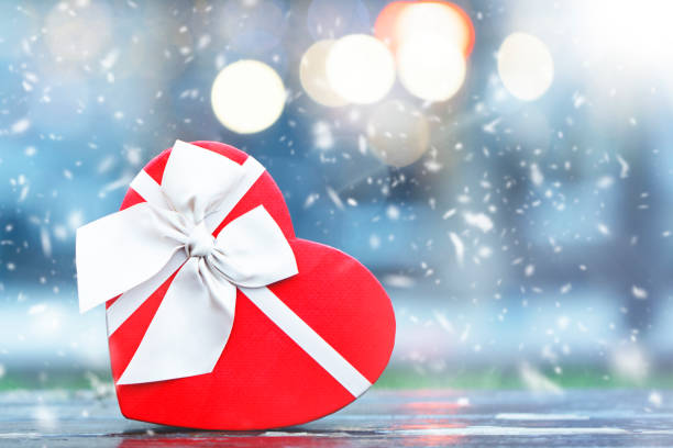 istock Red valentines day and christmas gift box 1199964114