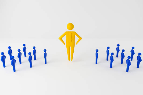 istock Selection and search for a top employee or client. 3D rendering 1199969135