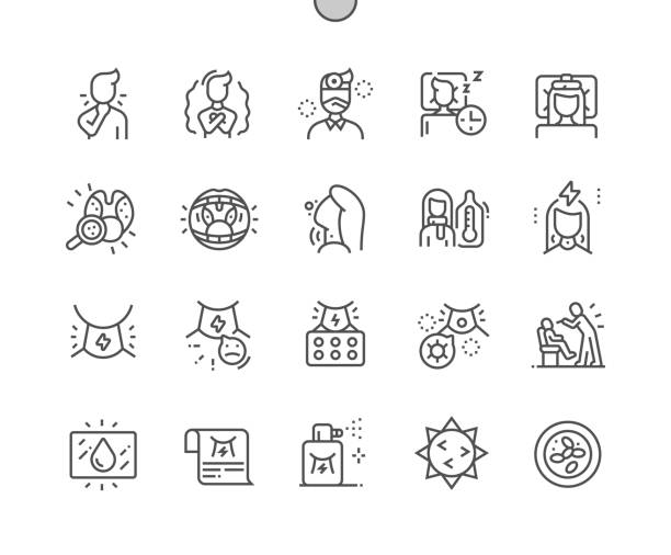 Tonsillitis Well-crafted Pixel Perfect Vector Thin Line Icons 30 2x Grid for Web Graphics and Apps. Simple Minimal Pictogram Tonsillitis Well-crafted Pixel Perfect Vector Thin Line Icons 30 2x Grid for Web Graphics and Apps. Simple Minimal Pictogram tonsil stock illustrations