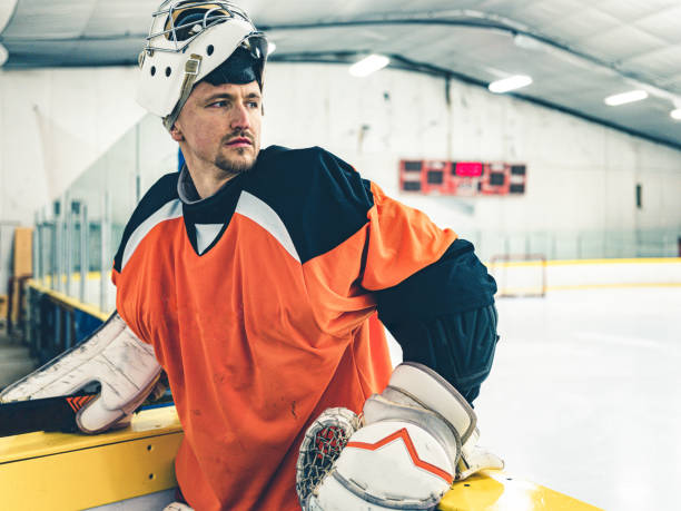 istock Pro Hockey goalie 1199980069