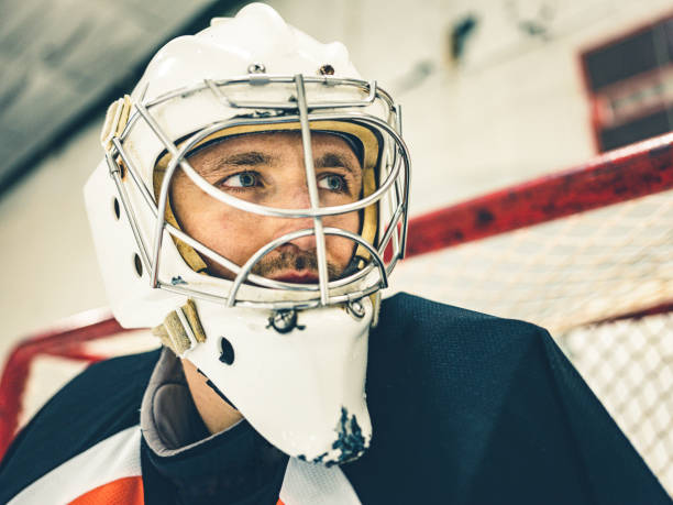 istock Pro Hockey goalie 1199981121
