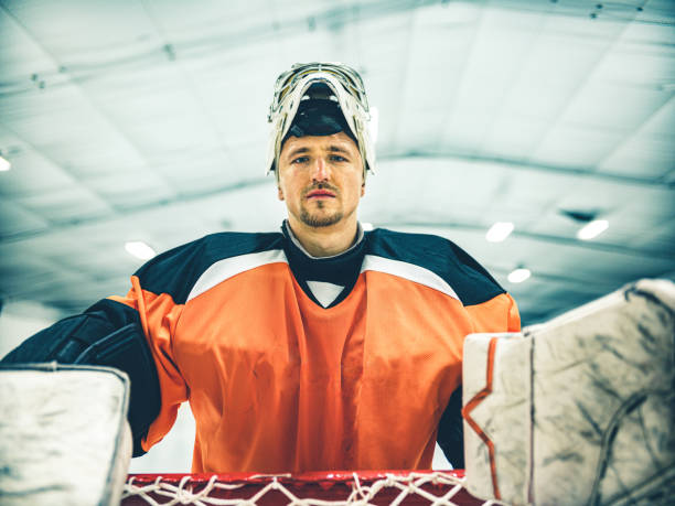 istock Pro Hockey goalie 1199981196