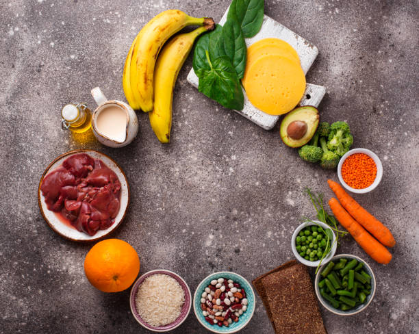 istock Natural sources of vitamin B9 1199982508