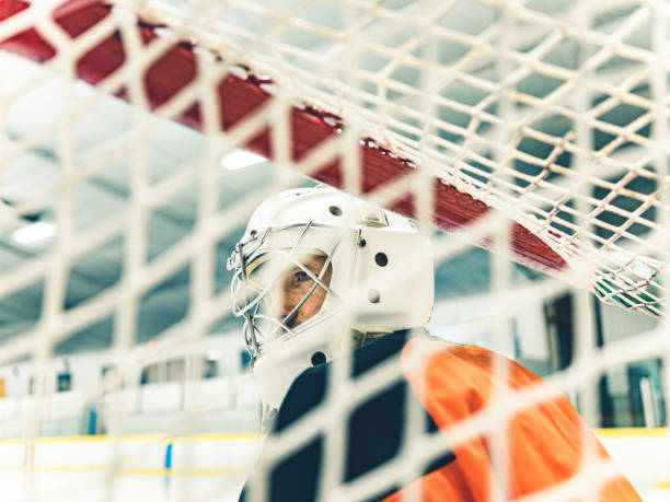 istock Pro Hockey goalie 1199987580