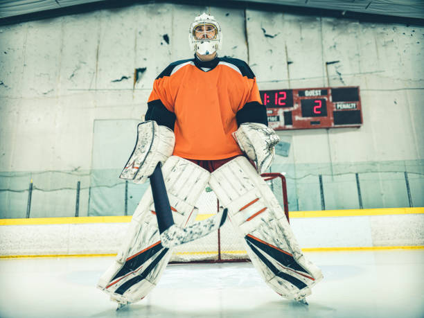 istock Pro Hockey goalie 1199988420