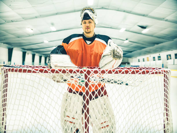 istock Pro Hockey goalie 1199988712