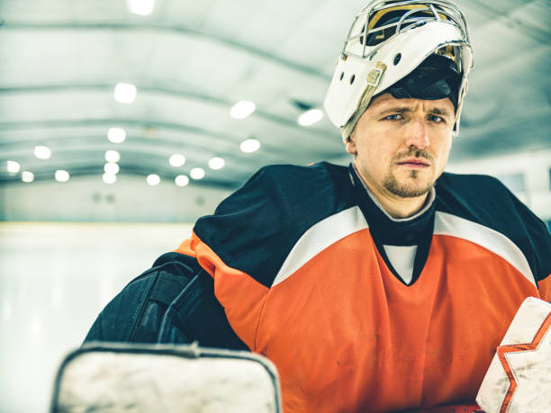 istock Pro Hockey goalie 1199988979
