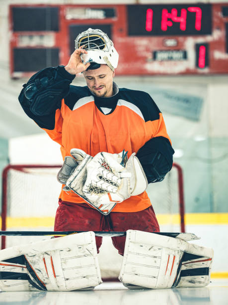 istock Pro Hockey goalie 1199989751