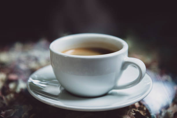 istock Coffee cup on decorate table in the coffee shop. 1199990166