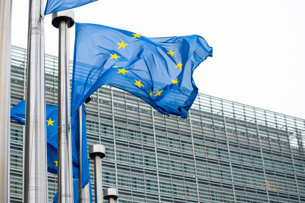istock European Union Flags 1199991481