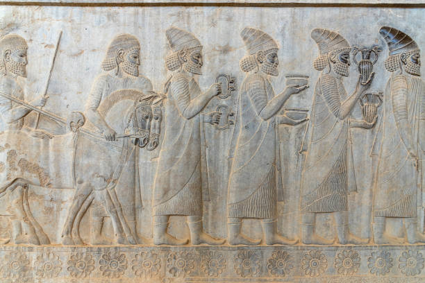 istock Bas reliefs in Persepolis, Iran 1199995787