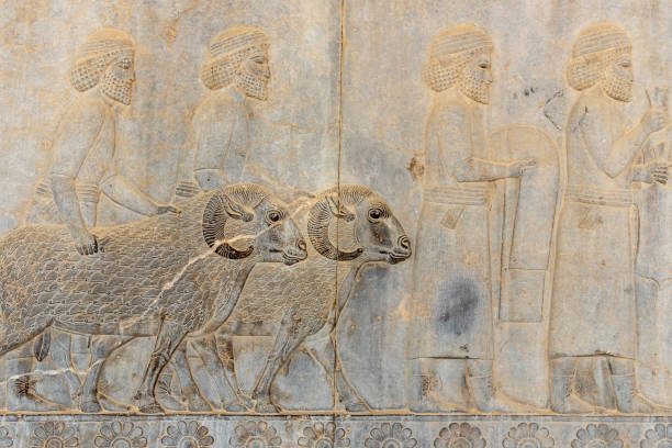 istock Bas reliefs in Persepolis, Iran 1199995899
