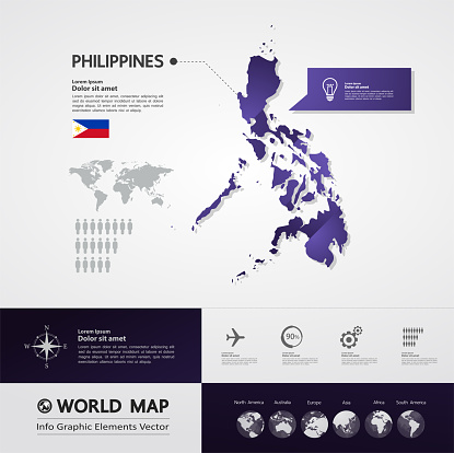 Mapa Picture Philippines Map Graphic Element Vector Illustration Stock Illustration ...