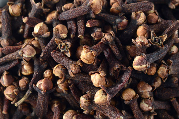 istock Cloves in plate isolated on white background 1200001053