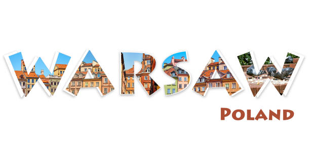 istock Word Warsaw on a white background 1200003589
