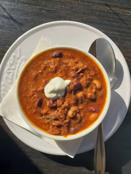 Bowl of Chili with Meat