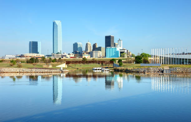 Oklahoma City Syline along the Oklahoma River