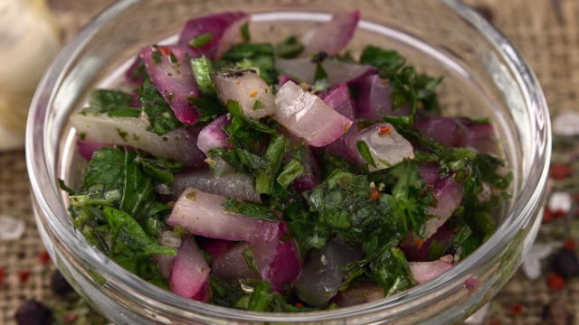 Portion of Chimichurri (seamless loopable)