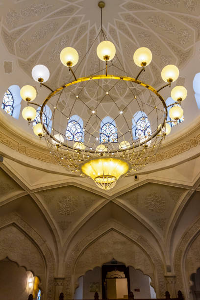 istock Chandelier in the mosque 1200036053