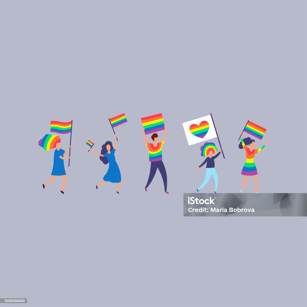 •1,2, 2, 2, RGB - Lizenzfrei Pride - LGBTQI-Veranstaltung Vektorgrafik