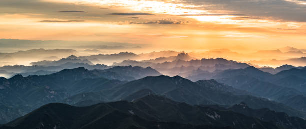 istock Landscape of Morning Mist with Mountain Layer 1200040917