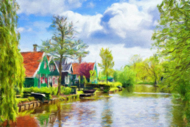 Watercolor Painting, Amsterdam