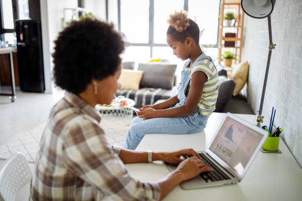 istock Busy working mother doesn't have time for her kid 1200054432