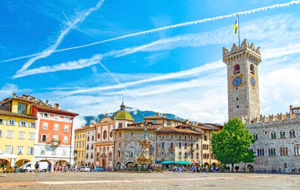 Trento, Trentino, Italy stock photo