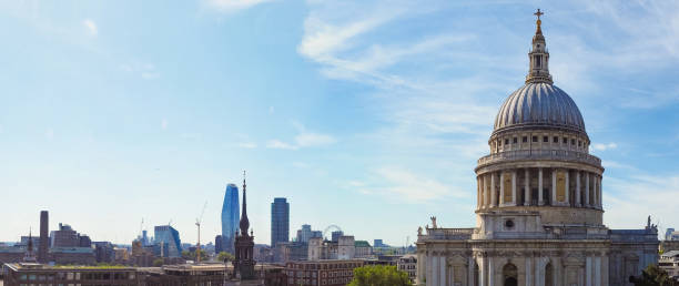 istock Wide panoramic view of London 1200054861