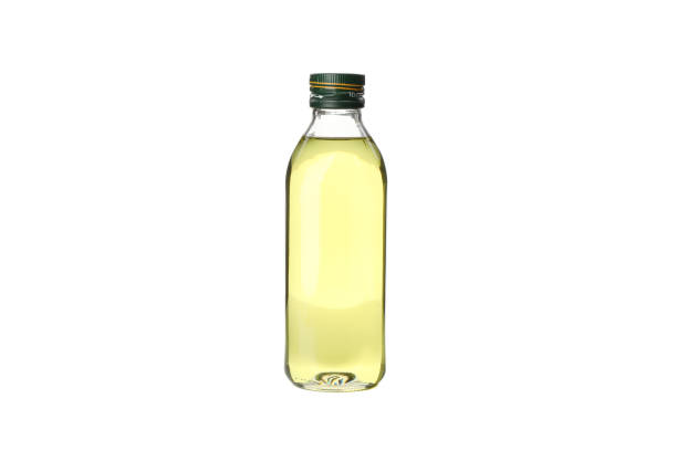 istock Bottle with olive oil isolated on white background 1200062616