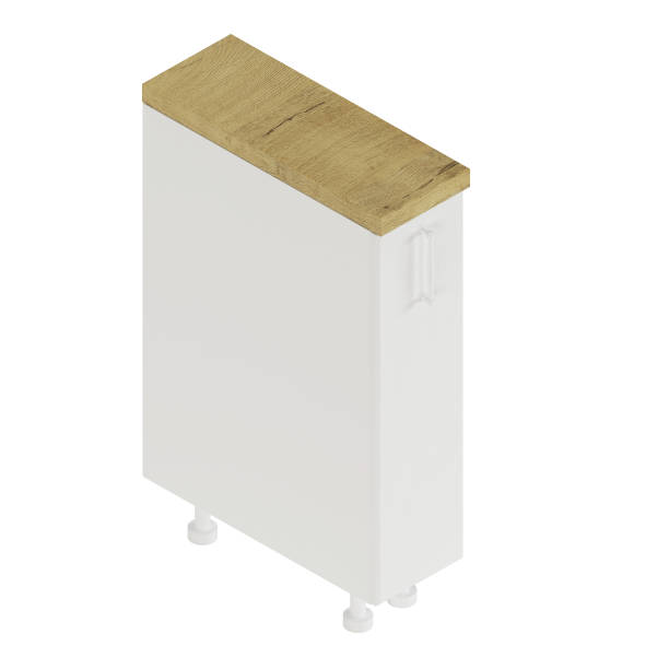 istock Furniture module. Furniture and kitchen equipment isolated on white background. 3D rendering. 1200071268