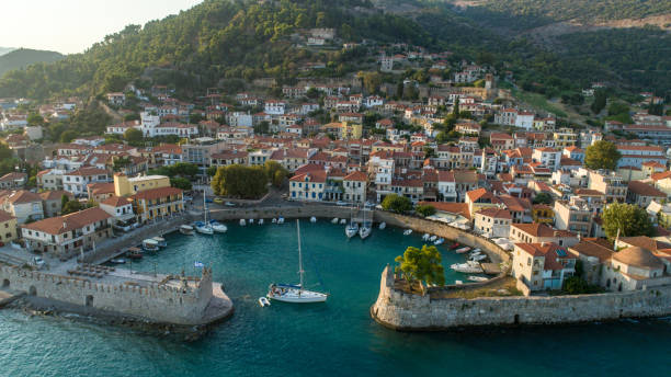 istock Nafpaktos marina and town 1200075910