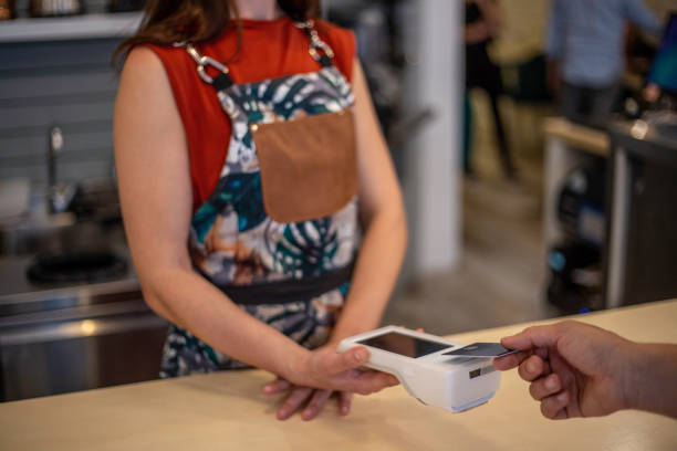 istock Paying with a contactless credit card 1200083556
