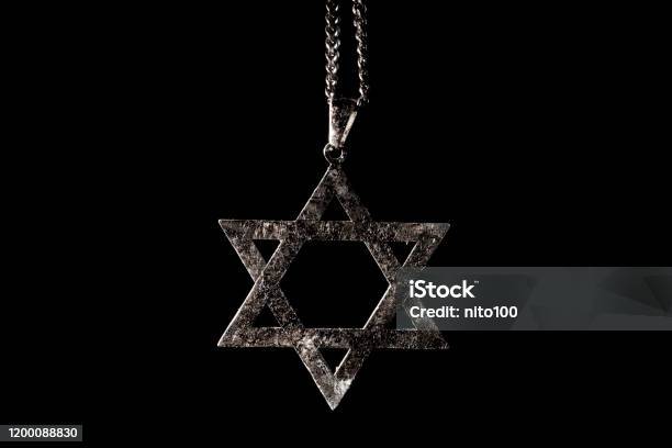 Pendant In The Shape Of The Star Of David Stock Photo - Download Image Now - Star Of David, Anti Semitism, Holocaust