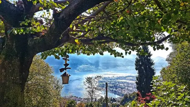 Hiking on the mountains in Switzerland