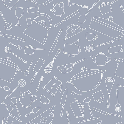 Tableware Background Kitchen Dinnerware Background 02 Stock Illustration - Download Image ...