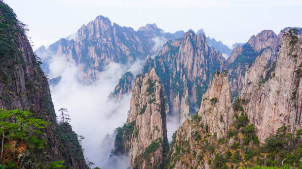 Huangshan National Park. China Huangshan National Park. China anhui province stock pictures, royalty-free photos & images