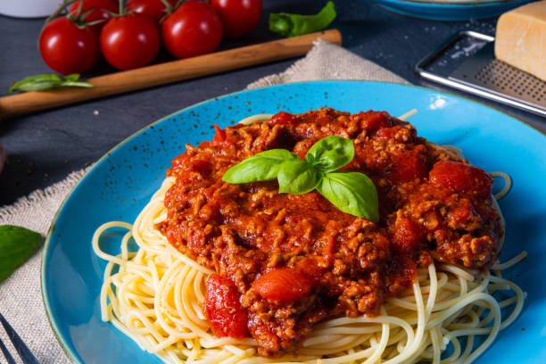 istock The real Bolognese sauce with spaghetti noodle 1200095316