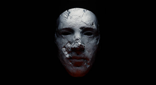 istock Concept of mistic mask or face. 1200095373