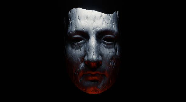 istock Concept of mistic mask or face. 1200095374
