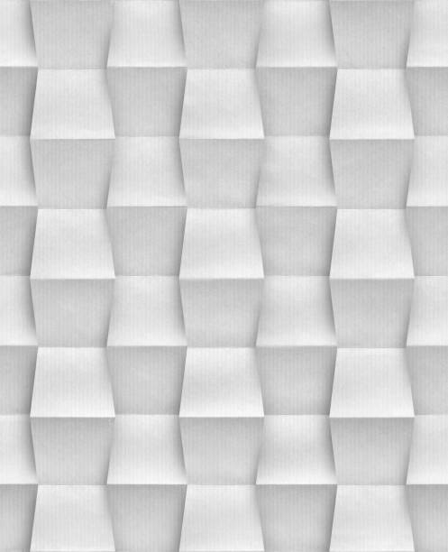 Tiras de papel Kraft blanco doblado - foto de stock