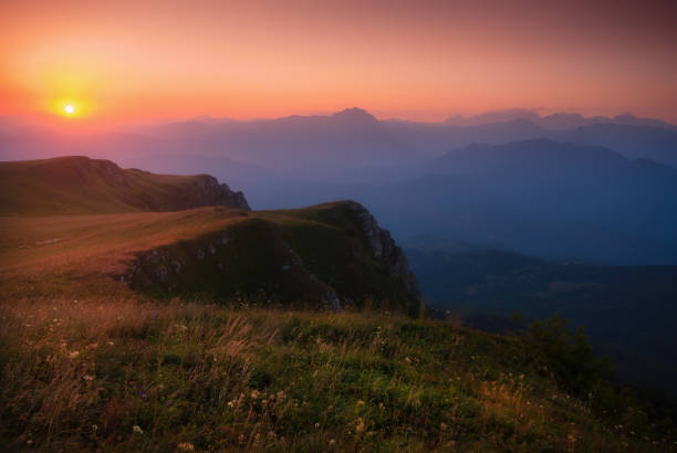 istock Beautiful Idyllic summer landscape in the caucasus mountains 1200101376