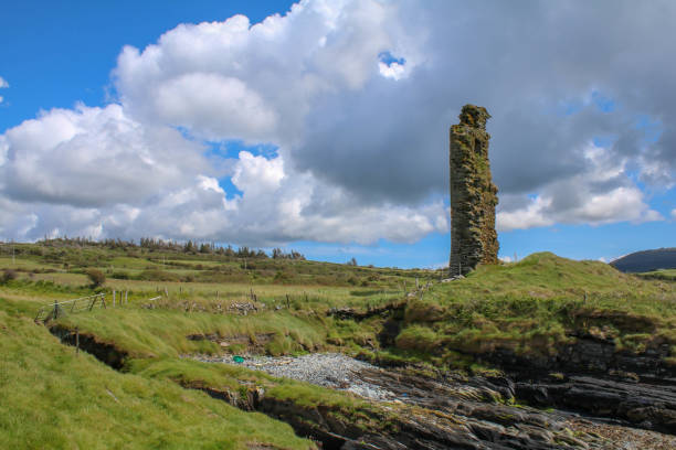 istock Old ruins of Dunbeacon Castle, West Cork Ireland 1200106849