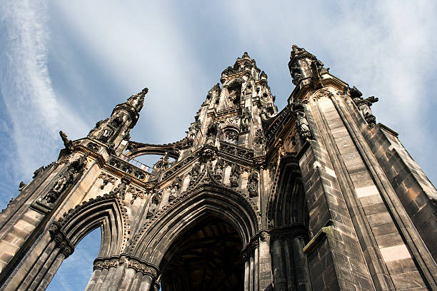 istock Looking Up Scott's Monument in Edinburgh 120010730