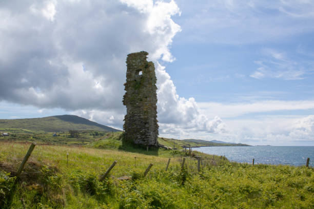 istock Old ruins of Dunbeacon Castle, West Cork Ireland 1200107733