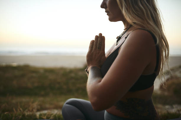 istock This is the perfect evening for yoga 1200107854