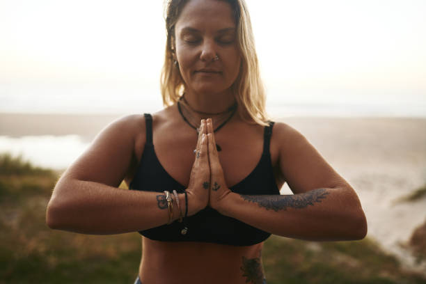 istock Yoga keeps me in the moment 1200107909