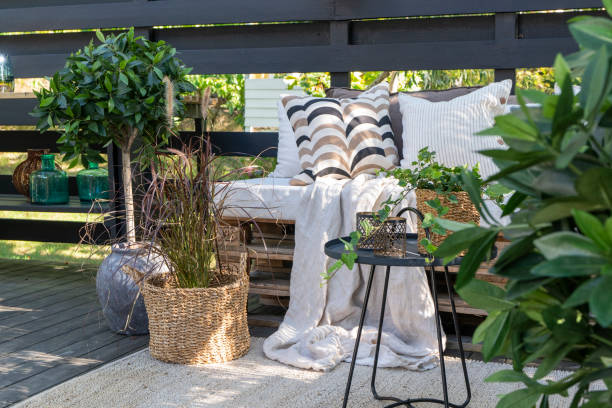 istock Garden furnitures 1200111183