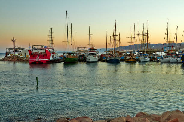 istock View of the Eilat Bay with yachts 1200113513