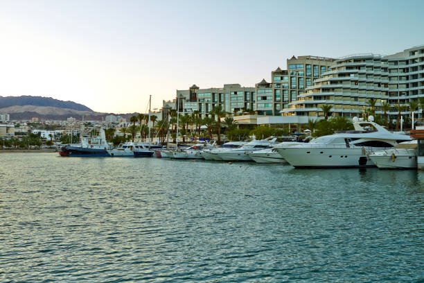 istock View of the Eilat Bay with yachts 1200114083